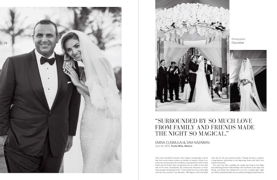 Immaculate White and Red Wedding Featured on Grace Ormonde20