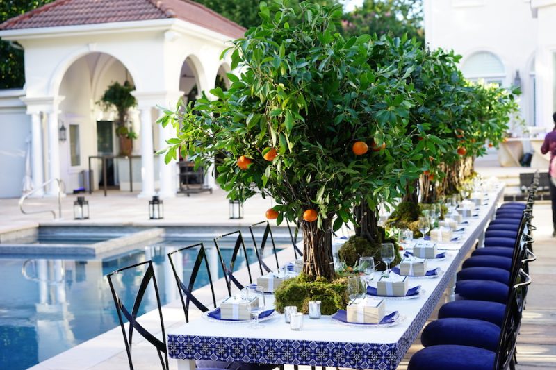 Orange Grove Dinner Party Featured on PartySlate