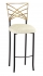 Two Tone Fanfare Barstool with Victoriana Boxed Cushion