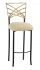 Two Tone Fanfare Barstool with Parchment Linette Boxed Cushion