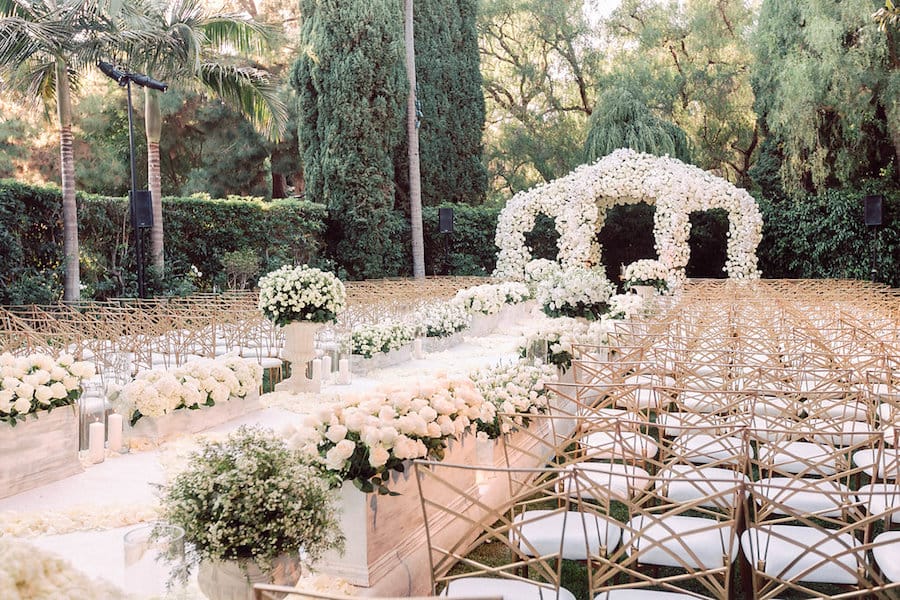 Glam Celebrity Wedding Featured in Grace Ormonde