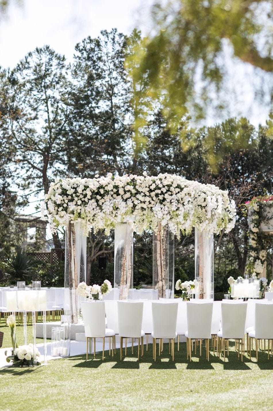 Outdoor Monarch Beach Resort Wedding Ceremony Featured in Inside Weddings