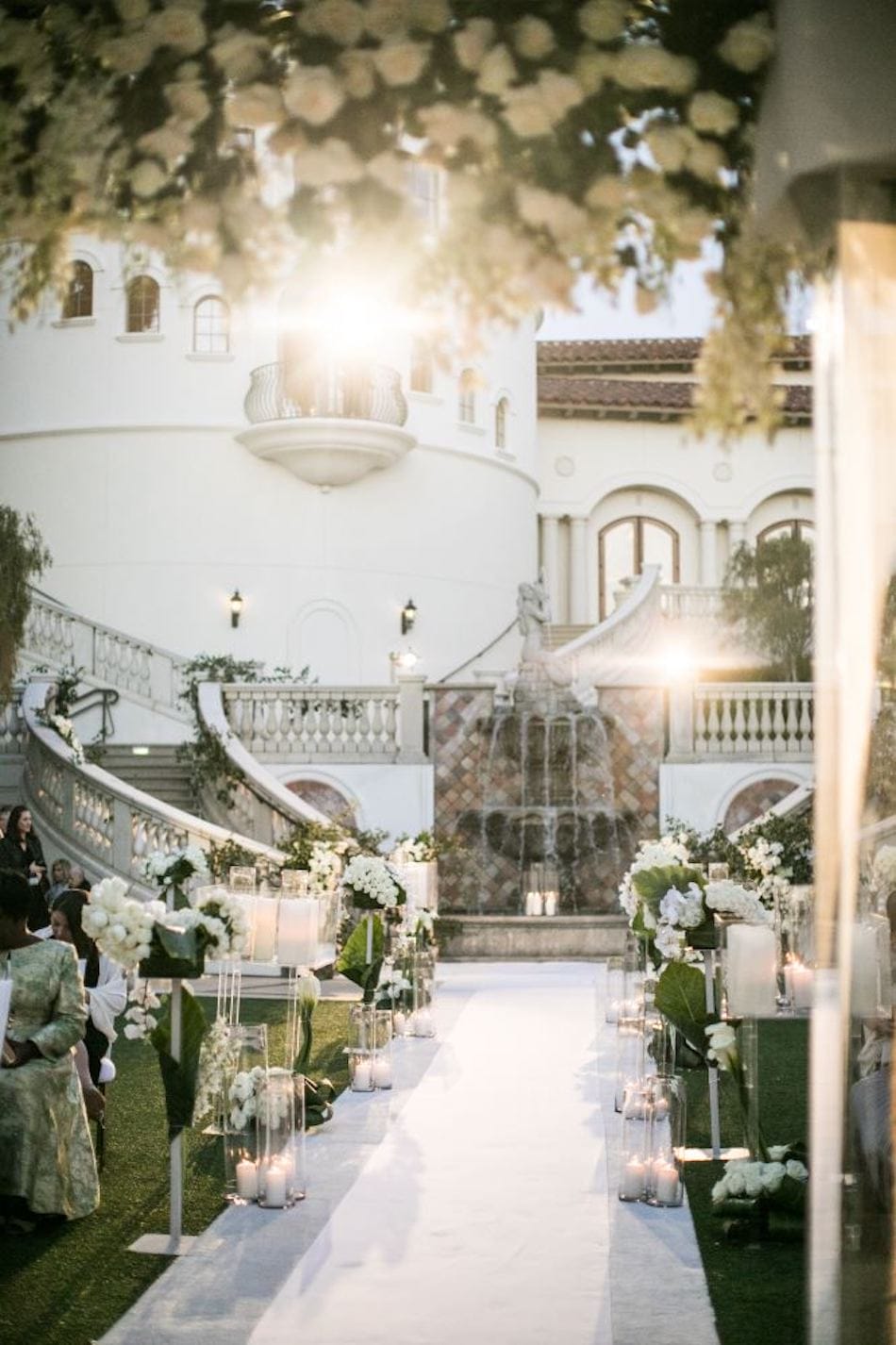 Outdoor Monarch Beach Resort Wedding Ceremony Featured in Inside Weddings