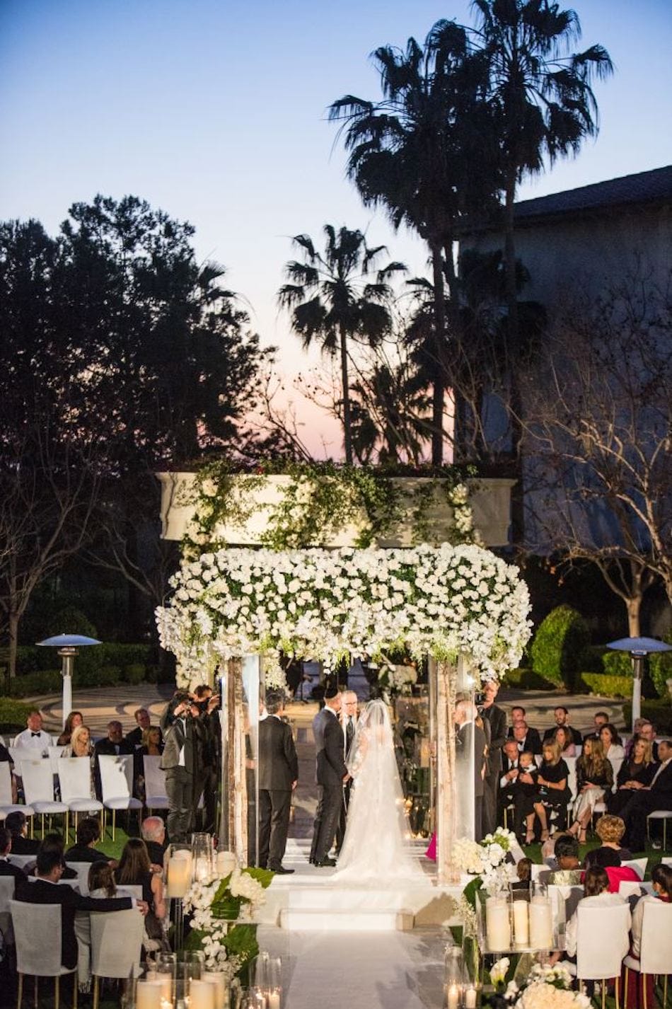 Outdoor Monarch Beach Resort Wedding Ceremony Featured in Inside Weddings