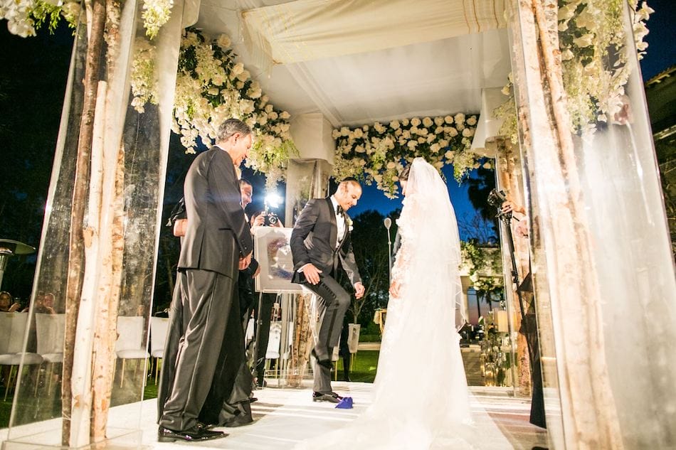 Outdoor Monarch Beach Resort Wedding Ceremony Featured in Inside Weddings