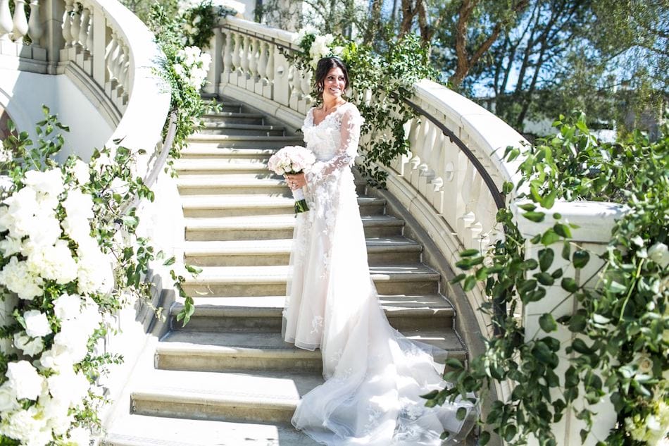 Outdoor Monarch Beach Resort Wedding Ceremony Featured in Inside Weddings