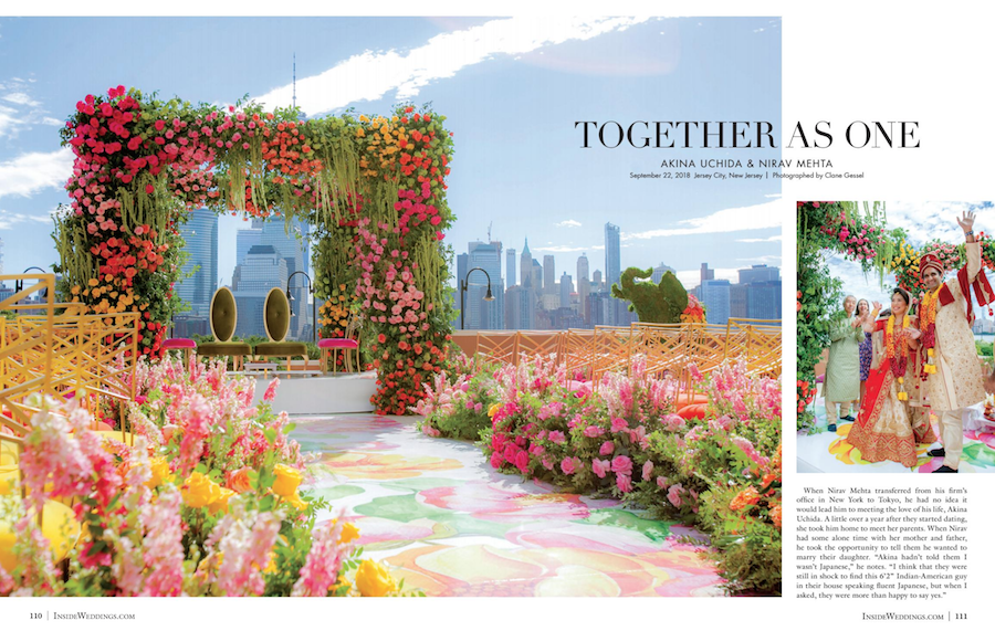 Vibrant New Jersey Wedding Featured in Inside Weddings1