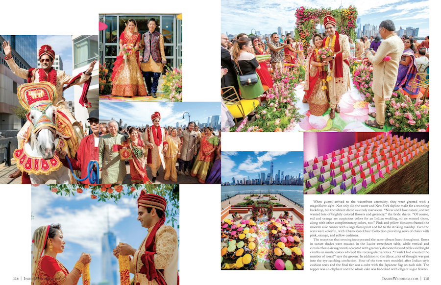 Vibrant New Jersey Wedding Featured in Inside Weddings1