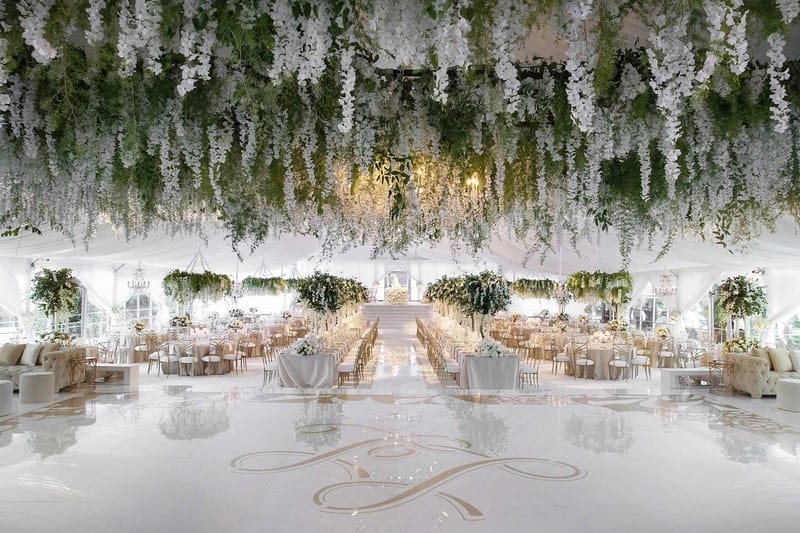Surreal Garden Party Texas Wedding