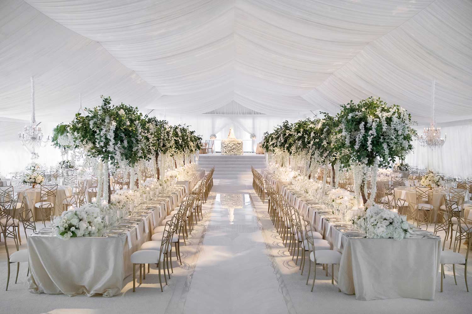Surreal Garden Party Texas Wedding