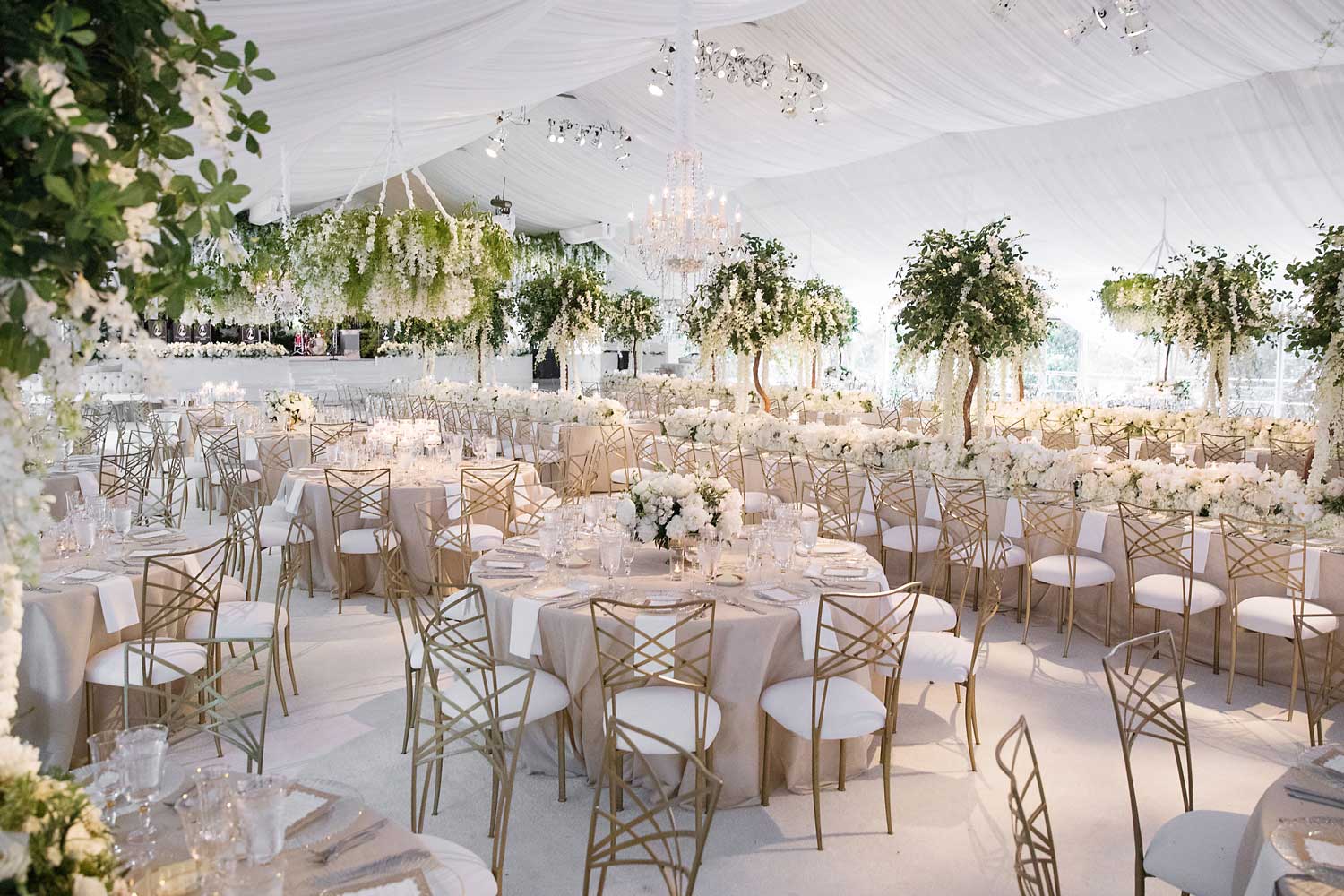 Surreal Garden Party Texas Wedding