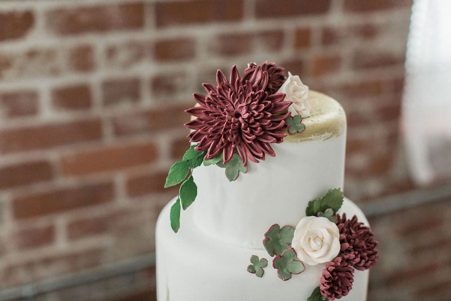 Burgundy Wedding Inspiration Featured in Southern New England Wedding Magazine