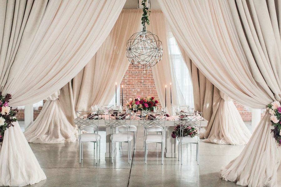 Burgundy Wedding Inspiration Featured in Southern New England Wedding Magazine