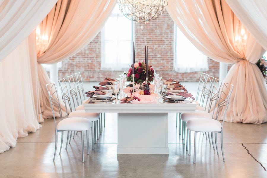 Burgundy Wedding Inspiration Featured in Southern New England Wedding Magazine