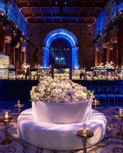 Gold Fanfares from Luxe Event Rentals